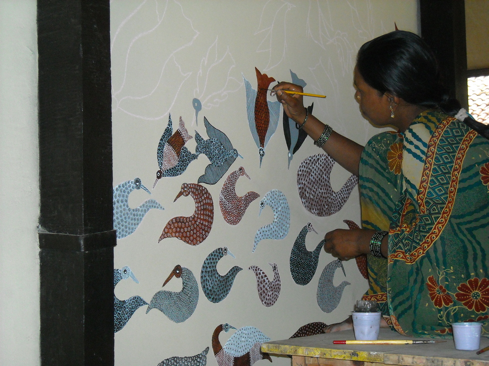 Traditional Gond Paintings by gond artist from MP 