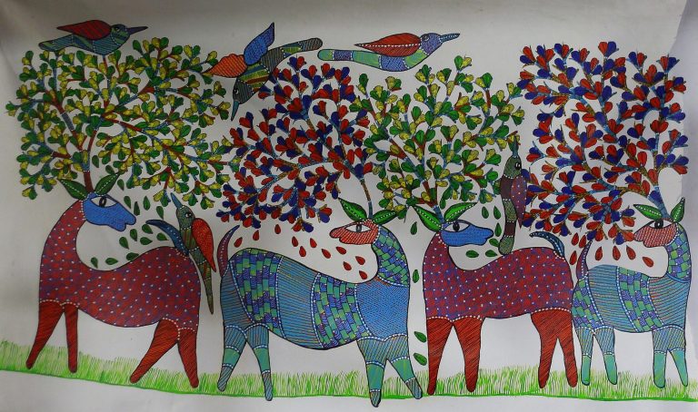 Preserving Cultural Heritage: Exploring the Vibrant art of Traditional Gond Paintings