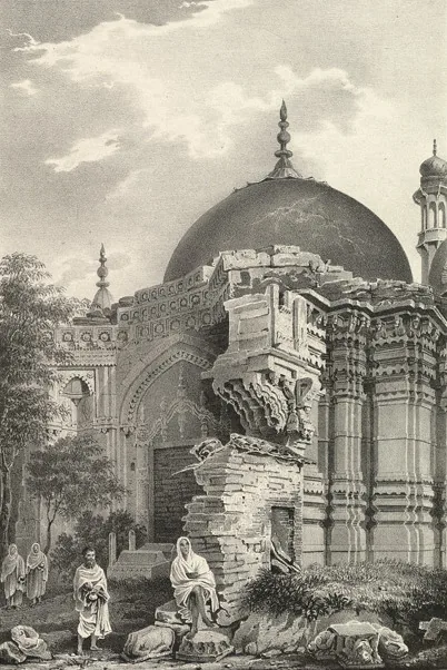 Temple of Vishveshwur, Benares — James Prinsep, 1834