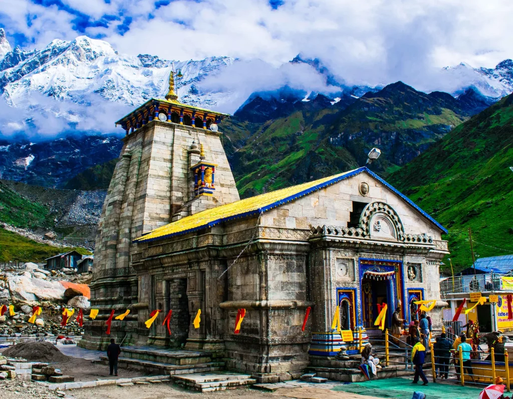 Kedarnath in the rainy season