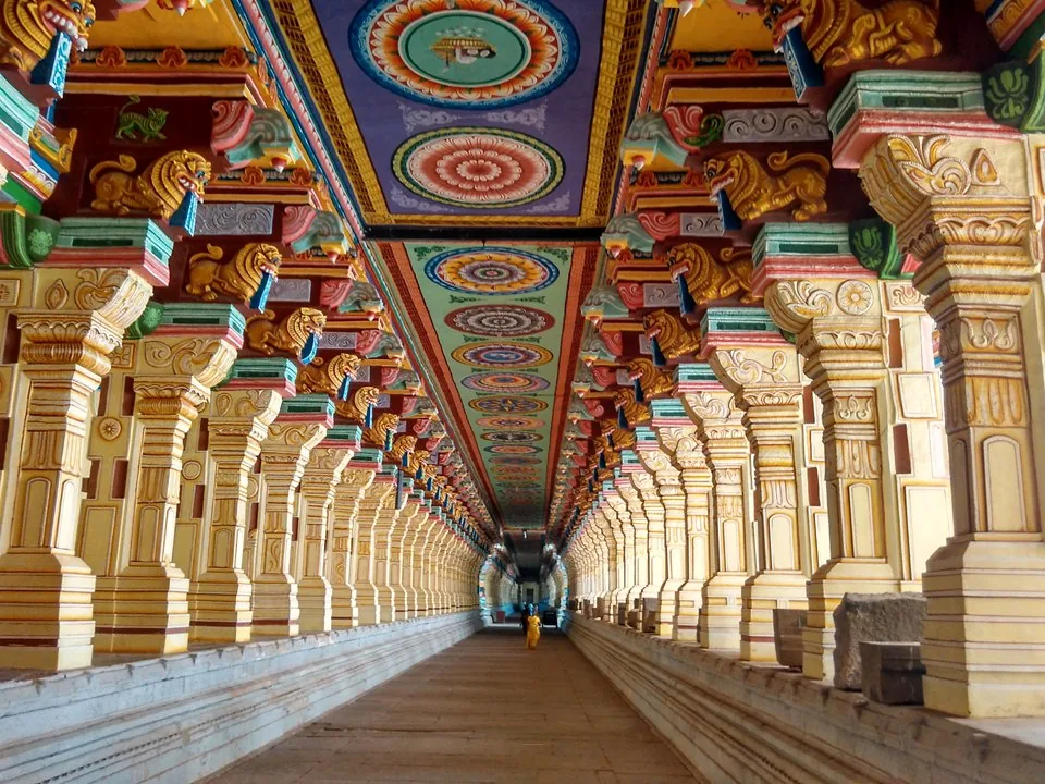 The third corridor, Ramanathaswamy Temple